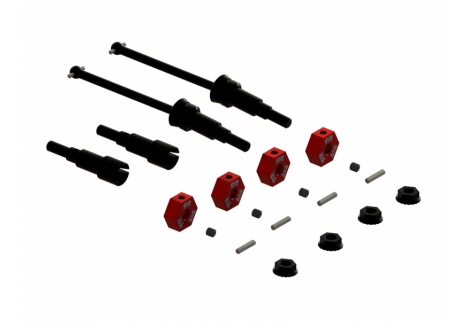 Metal Axle & Hex Set, Typhon/Granite Grom