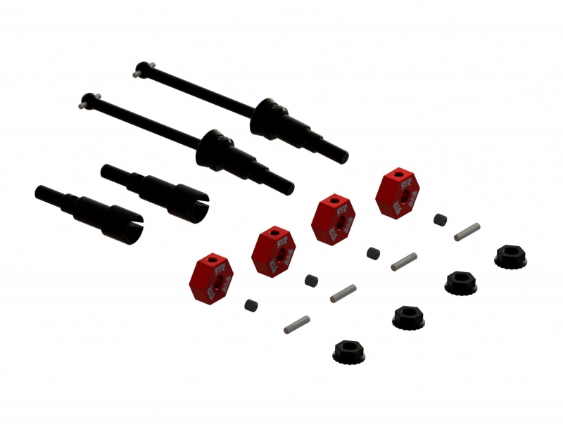 Arrma Mojave Grom / BLX Set esagonale per asse e ruota in metallo B (4 Arrma Mojave Grom / BLX Set esagonale per asse e ruota in metallo B (4