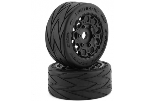 Method RC Velociter Belted Onroad Tyres 1/7 45/100 Hive Rims MTD1400