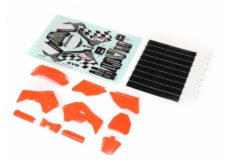 Orange Plastics with Wraps: Promoto-MX