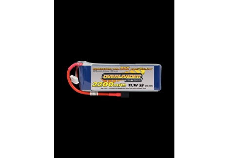 Overlander 2200mAh 11.1V 3S 35C Supersport Pro LiPo Battery Deans 2567