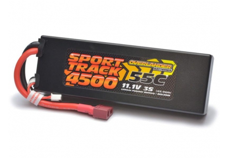 Overlander 4500mAh 3S 11.1V 55C LiPo Hard Case Battery Sport Track 2956