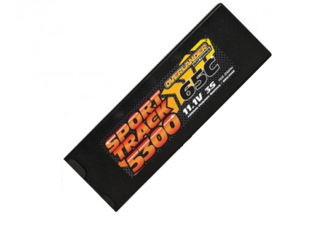 Overlander 5300mAh 11.1V 3S 65C Hard Case LiPo Battery EC5 3143