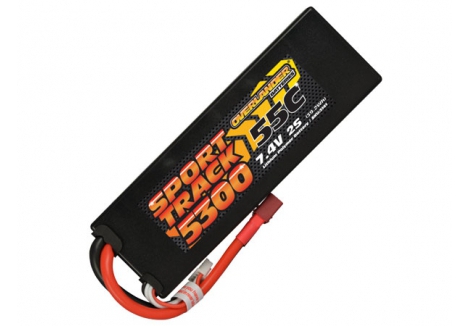 Overlander 5300mAh 2S 7.4V 55C LiPo Battery Hard Case EC5 3141EC5