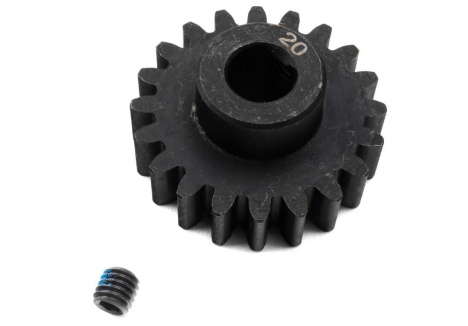 Pinion Gear 20T, Mod 1.5, 8mm "D" Shaft: 5IVE-TE