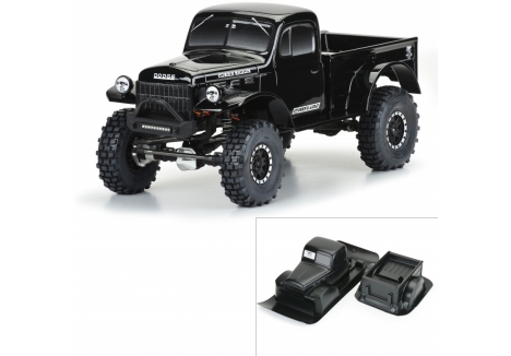 PRO 1/10 1946 Dodge Power Wagon Black Body 12.3" (313mm) WB Craw G-PRO3499-18