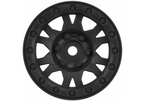 PRO 1/10 Impulse Front/Rear 1.9 inch 12mm Rock Crawler Wheels (2) Bl G-PRO2769-03