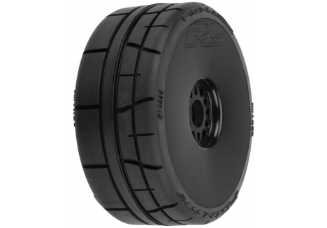 PRO 1/8 Menace HP BELTED Speed Run F/R Tires Mounted 17mm Black G-PRO1023510