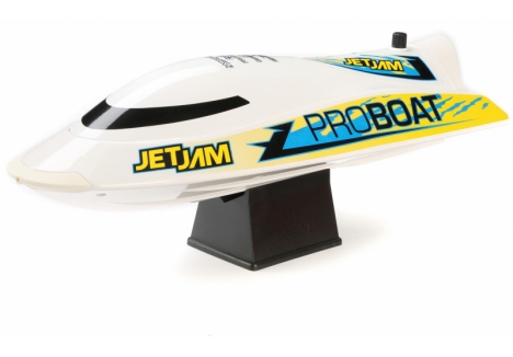 Pro Boat Jet Jam V2 12in Self-Righting Pool Racer Brushed RTR White PRB08031V2T2