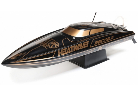 Pro Boat Recoil 2 V2 26 Inch Self-Righting Brushless Deep-V RC Boat – Heat Wave – B-PRB08041V2T1 