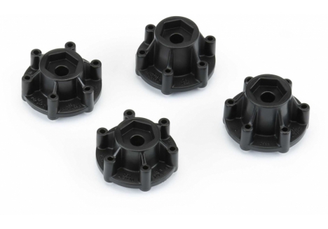 Pro-Line 1/10 6x30 to 12mm SC Hex Adapters Replacement Set Black G-PRO6354-00