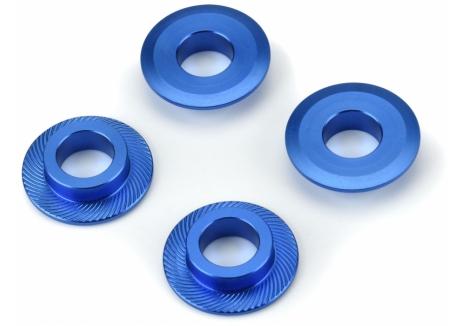 Pro-Line 1/5 1/6 Wheel Washer Aluminium Blue 4-pack PRO6379-00