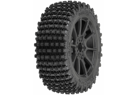 Pro-Line Gladiator M2 1/8 Buggy Pre-Mounted Tyres Black Mach 1 G-PRO9074-21