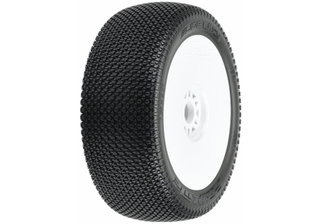Pro-Line Slide Lock M3 1/8 Buggy Pre-mounted Tyres 17mm White G-PRO9064-32