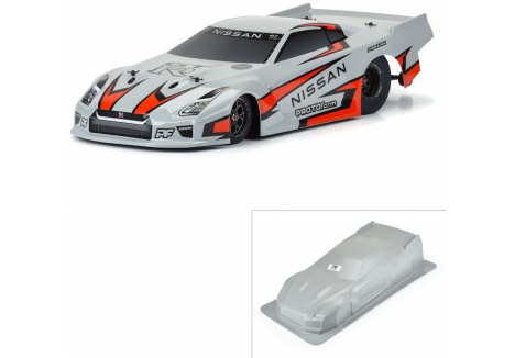 PROTOform Nissan GT-R R35 1/10 RC Drag Car Pro Mod Gray G-PRM1585-14