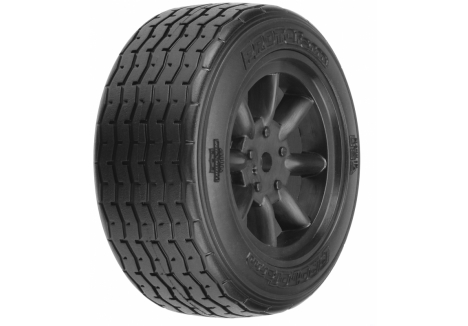 PROTOform VTA 1/10 Front 26mm Tyre Mounted 12mm Black PRM10140-18