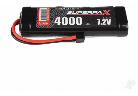 Radient 7.2V 4000mAh NiMH SC Stick Battery with Deans HCT Connector RDNBN4000S6H