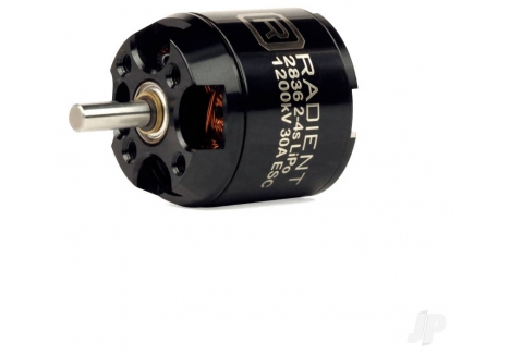 Radient Brushless Motor 2836 1200KV 390W for RC Aircraft RDNM28361200