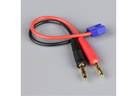 Radient Charge Lead 4mm Bullet to EC3 Male 14AWG 150mm RDNAC010061