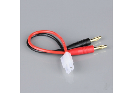 Radient Charge Lead 4mm Bullet to Tamiya Male 14AWG 150mm RDNAC010075