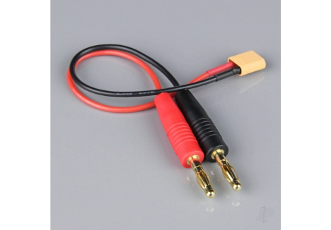 Radient Charge Lead 4mm Bullet to XT30 Male 18AWG 150mm RDNAC010021