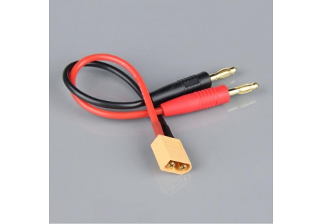 Radient Charge Lead, 4mm Bullet to XT60 Male, 14AWG, 150mm (ESC End) RDNAC010027