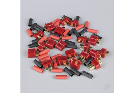 Radient Deans Connector Pairs with Heat Shrink 10 Pack RDNAC010002