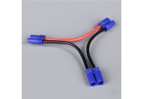 Radient EC5 Series Y Connector 12AWG 100mm RC Harness RDNAC010069