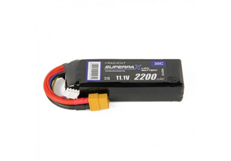 Radient LiPo Battery 3S 2200mAh 11.1V 30C XT60 RDNB22003S30XT60