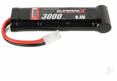 Radient NiMH 8.4V 3000mAh SC 6-1 Stick RC Battery Tamiya Connector RDNA0655