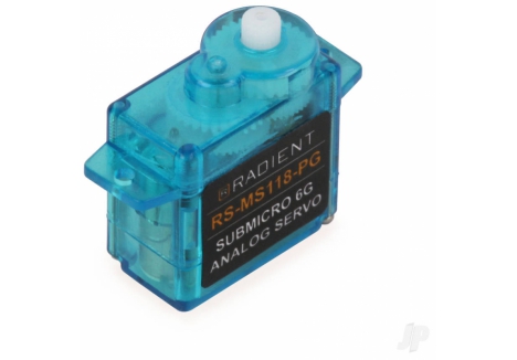 Radient RS-SM118-PG Sub-Micro 6g Analog Servo 4.8V 6.0V RC RDNA0407