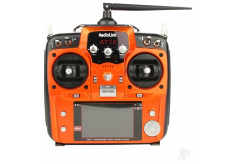 RadioLink AT10II 2.4GHz 12-Channel Transmitter with Receiver (Orange) (Mode 1) RLKT121007