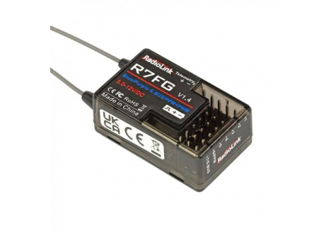 RadioLink R7FG 7-Channel RC Receiver with Gyro Function RLKR071007
