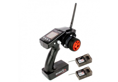 RadioLink RC4GS 4 Channel Steerwheel Transmitter With 1 x R6FG Gyro Receiver and 1x R6F Standard Receiver RLKT041000