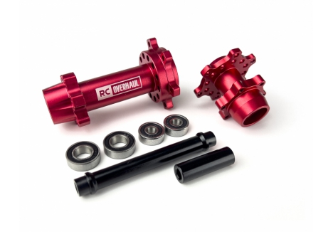 RC Overhaul Aluminium Hub Set Promoto 1/4 Red G-RCO-MX01R