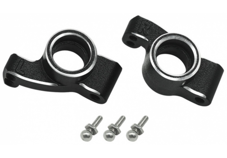 RC Overhaul Aluminium Rear Hubs for Losi 1/24 Micro-B 2WD Buggy G-RCO-LOS09BK