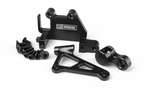 RC Overhaul Aluminum Servo Mount Set Promoto Black G-RCO-MX05BK