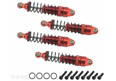 RC Overhaul Aluminum Shock Set Front Rear Red Grom G-RCO-AR025R