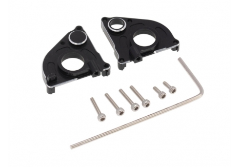RC Overhaul Centre Gearbox Housing Black Anodised Aluminium SCX24 G-RCO-AX009