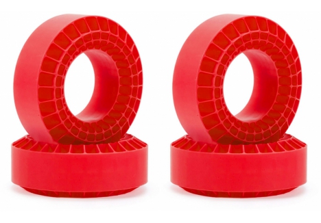RC Overhaul Gel Tyre Inserts 1.0 Inch 55x20mm Red Pack of 4 G-RCO-CR029R