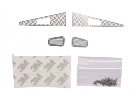 RC Overhaul Hood Trim Fittings Silver for Traxxas TRX-4M Defender G-RCO-TRX017S