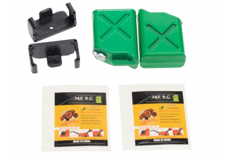RC Overhaul Jerry Can with Mount 1/10 Scale Crawler Accessory Green G-RCO-CR007G