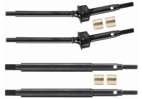 RC Overhaul Metal D'Shaft Set Front CVD Driveshafts for Traxxas TRX-4M G-RCO-TRX013