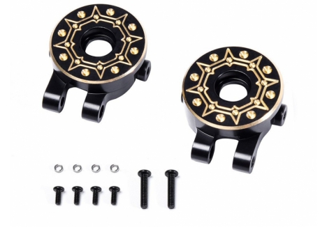 RC Overhaul RCO Steering Knuckles Black Brass Pair TRX-4M G-RCO-TRX008