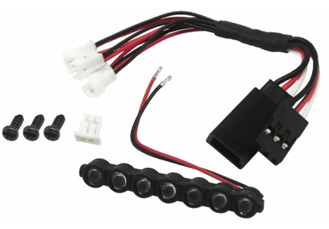 RC Overhaul Round LED Light Bar for SCX30 Jeep G-RCO-AX052