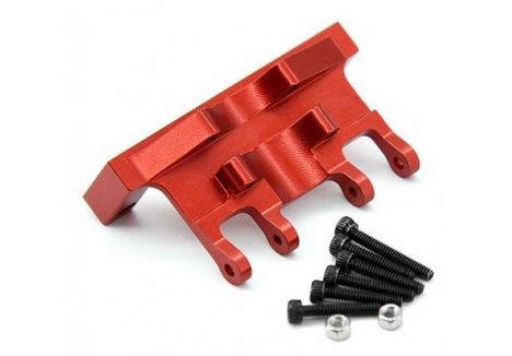 RC Overhaul Servo Mount Red Aluminium 1/24 AX24 Crawler G-RCO-AX002R