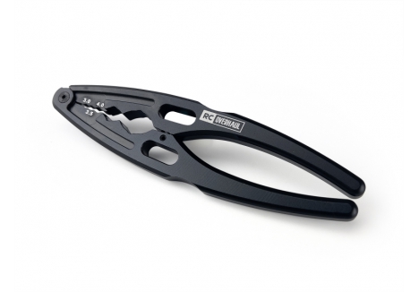 RC Overhaul Shock Shaft and Ball End Pliers Black Aluminium T-RCO-TL007