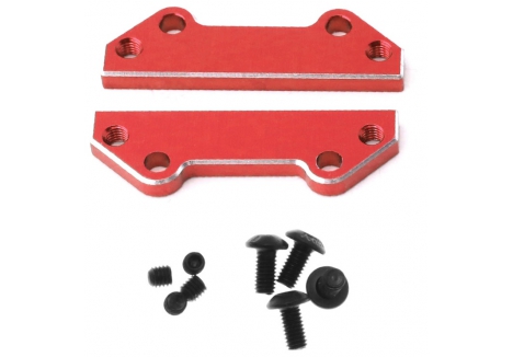 RC Overhaul Sway Bar Mount Front and Rear Red Aluminium 1/10 4S G-RCO-AR016R