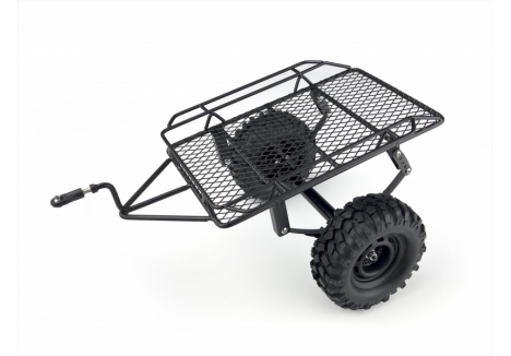 RC Overhaul Towing Trailer 1/10 Scale Flatbed RC Crawler Accessory G-RCO-CR016