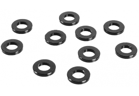 RC4WD 1mm Black Spacer with M3 Hole Pack of 10 Z-S0809